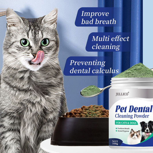 Pet Dental Cleaning Powder for Dogs and Cats