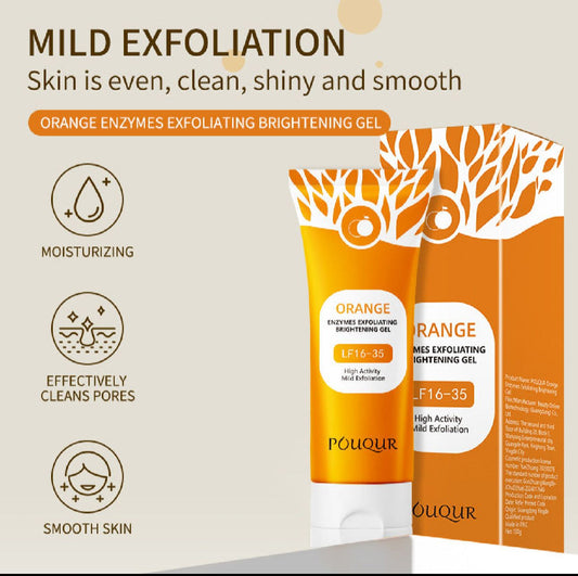 Exfoliating face gel