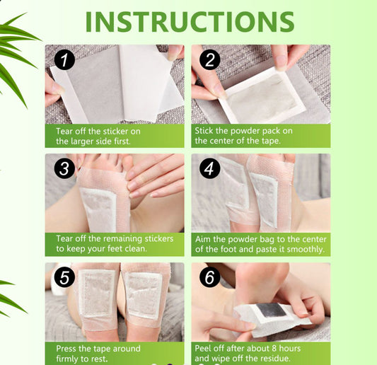 Deep cleansing foot patch